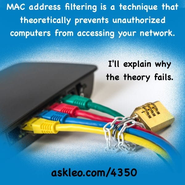mac addressing filtering for business network